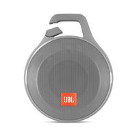 JBL Clip+ Splashproof Portable Bluetooth Speaker, Gray