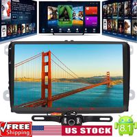 9 Inch Android 8.1 Car Stereo Bluetooth GPS Navigation for Volkswagen VW Passat Golf Jetta CC B7 2012-2015 Headunit Car Radio 2GB/16GB HD Touch Screen in Dash WiFi RDS Radio AUX Phone Phone Link