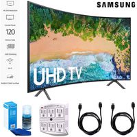 Samsung 65NU7300 65" NU7300 Smart 4K UHD TV 2018 with Surge Protector + Cleaning Kit (UN65NU7300)