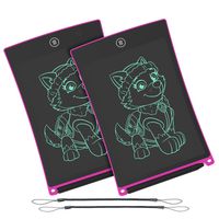 WOBEECO LCD Writing Tablet, 8.5 Inch Electronic Writing &Drawing Board Doodle Board with Lanyard for Kids and Adults at Home,School and Office (Blue 2pcs)