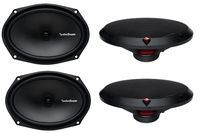4) New Rockford Fosgate R169X2 6x9" 260W 2 Way Car Coaxial Speakers Audio Stereo