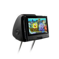 Qenker portable dvd player headrest mount for swivel and flip style portable DVD player from 7 to 11 inch - black