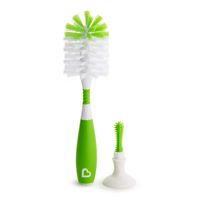 Munchkin Bristle Bottle Brush, Green