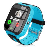 [Free SIM Card] Kids Smart Watch - Smart Phone Watch Call Anti-Lost 1.44'' Touch Screen Activity Sport Wearable Birthday Gifts for 3-12 Year Boys Girls Camera Game Learning Toy Holiday Xmas Gift