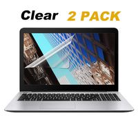[2PCS Pack] 15.6-inch Laptop Crystal Clear Screen Protector, Notebook Computer Screen Guard Protector Compatible HP/DELL/Asus/Acer/Sony/Samsung/Lenovo/Toshiba etc, Display 16:9 (2-Pieces/Pack)