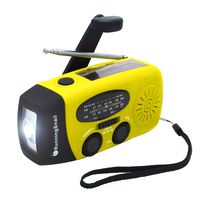 Upgraded Version RunningSnail Emergency Hand Crank Self Powered AM/FM NOAA Solar Weather Radio with LED Flashlight, Emergency Power Bank for iPhone/Smartphone (088Y)
