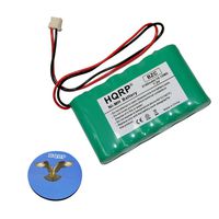 HQRP 2100mAh High Capacity Backup Battery for APXALARM APX32ENSIA APX32EN Security System LYNXRCHKIT-SHA APX-Alarm + HQRP Coaster