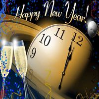 GladsBuy New Year Countdown 10' x 10' Computer Printed Photography Backdrop Other Theme Background YKY-195