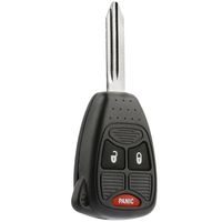 Car Key Fob Keyless Entry Remote fits Chrysler Aspen Pt Cruiser/Dodge Caliber Dakota Durango Magnum Nitro Ram/Jeep Compass Patriot Wrangler/Mitsubishi Raider (OHT692427AA 3-btn)