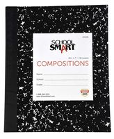 School Smart Flexible Cover Ruled Composition Book, 36 Sheets, 8-1/2 x 7 Inches