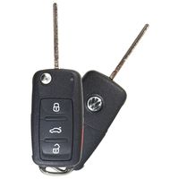 2011 - 2015 VW Golf VIRGIN CHIP AND NEW Key BLADE Remote Transponder NBG010180T