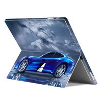 Microsoft Surface PRO 6(2018 Release) Skin Decal,Surface pro 5/4 Skin Decal,Brushed Aluminum Full Body Protector Skin,Ultra Slim Precision-Cut 3M Sticker Smooth Full Body Protective Skin Decal (CAR)