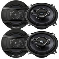 4 x Pioneer TS576M 5.25" 300W Max 3-Way Speakers (2 Pairs)