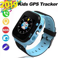 Kids Smartwatch Smart Watch for Kids,GPS,Touch-Smartwatch,Kinder-Tracker-Uhren, SOS-Anti-Verlust-LBS Tracker Kamera Taschenlampe Wecker Voice Chat für Mädchen Jungen Geburtstag Geschenke