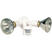 Heath Zenith SL-5408-WH 110-Degree Motion-Sensing Flood Security Light, White