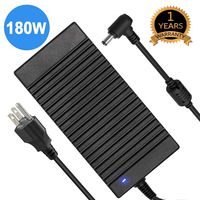 180W Asus MSI Laptop Charger,19.5V 6.3A-9.23A 180W Power Adapter for Asus G55 G70 G750 G750JM G751JM G750JS; MSI:GS65 GT60 GT70 GE60 GE62 GE70 GP62 GP72 GX600 GX620 GX630 GX633 GX640 GX660 GX680