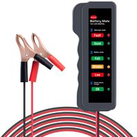 EDIAG 12V Car Battery Tester BM310 Digital Alternator Tester, Check Battery Condition & Alternator Charging for Car Motorcycle