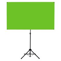 Valera Explorer 70 Inch Portable Green Screen for Streaming and Videos - Mounts on Tripod and Wall | Only 8 lbs | 2 min Setup | 16:9 Format | ChromaBoost Fabric with High Vibrancy for Low Lighting