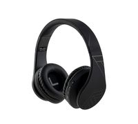 PowerLocus Bluetooth Over-Ear Headphones, Wireless Stereo Foldable Headphones Wireless and Wired Headsets with Built-in Mic, Micro SD/TF, FM for iPhone/Samsung/iPad/PC (Black)