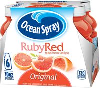 Ocean Spray Juice Drink, Ruby Red Grapefruit, 10 Ounce Bottle (Pack of 6)