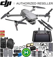 DJI Mavic 2 Pro Drone Quadcopter with Hasselblad Camera 1" CMOS Sensor with Smart Controller Ultimate 2-Battery Bundle