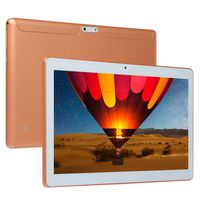 Studyset 10.1 Inch 4+64G HD Game Tablet Computer PC Ten Core Android 8.0 GPS 3G WiFi Dual Camera Gold US Plug