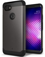 Caseology Legion for Google Pixel 2 XL Case (2017) - Reinforced Protection - Warm Gray