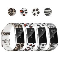 honecumi Colorful Watch Band Replacement for Fitbit Charge 2 Wrist Strap for Men & Women Quick Release Strap Band Compatible with Fitbit Charge 2 Smart Watch-Large Size -Animal's