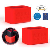 Car Seat Belt Buckle Holder - Wididi Buckle Up - Car Seatbelt Guard - Seat Belt Holder - Durable Silicone Material - Pack of Two - Car Accessories - Suitable for Kids