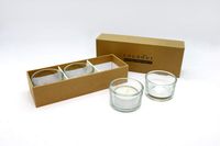 Cocod'or Round Glass Tealight Holder 3Pack