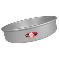 Fat Daddio's PRD-124 Round Cake Pan, 12 x 4 Inch, Silver