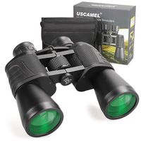 USCAMEL 10x50 High Power Military Binoculars, Compact HD Professional/Daily Waterproof Binoculars Telescope for Adults Bird Watching Travel Hunting Football-BAK4 Prism FMC Lens-with Case and Strap