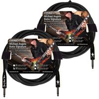 ChromaCast CC-PSCBLSS-15-MAB-2PK 15' Pro Series Straight-Straight Instrument Cable, 2 Pack