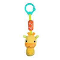 Bright Starts Chime Along Friends On-The-Go Take-Along Toy, Giraffe, Newborn +