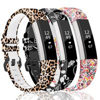 ZEROFIRE Band Compatible with Fitbit Alta and Alta HR Replacement Wristband Adjustable Silicone Sports Watch Band Colorful Printing Straps, Standard Size for 5.5"-8.1" Wrists, No Tracker