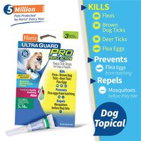 Hartz UltraGuard Pro Topical Flea & Tick Prevention for Dogs and Puppies - 5-14 lbs, 3 Monthly Treatments