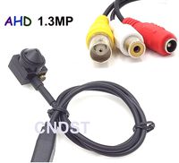 CNDST CCTV Mini AHD 720P 1.3MP HD Spy Pinhole Security Camera HD 720P/1080P AHD DVR, 3.6mm 90degree Mini Hidden Surveillance Camera