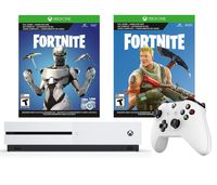 Xbox One S Fortnite Eon Cosmetic Epic Bundle: Fortnite Battle Royale, Eon Cosmetic, 2,000 V-Bucks and Xbox One S 1TB Gaming Console with 4K Blu-Ray Player