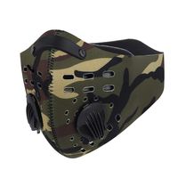 West Biking Mesh Dust/Pollution Mask for Air Filtration, Sport Mask with Exhalation Valves Filters, Activated Carbon N99 PM2.5 Filters Air Purifier (05)