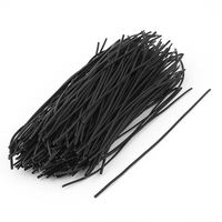 uxcell 200pcs Plastic Shell Package Reusable Twist Ties Cable Fasteners 150mm