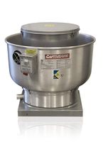 Restaurant Canopy Hood Grease Rated Exhaust Fan- High Speed Direct Drive Centrifugal Upblast Exhaust Fan with speed control- 21" Base, 0.50 HP 115 Volt Single Phase Motor, 900-1500 CFM (DU50HFA)
