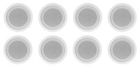 (8) Rockville CCL5T White 70V 5" Commercial Ceiling Speakers 4 Restaurant/Office