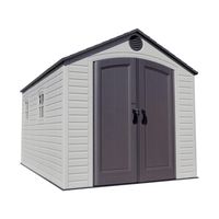 LIFETIME 6402 Outdoor Storage Shed, 8 by 12.5 Feet; 2 Windows