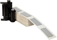 Brady PTLEP-173-593-SL 1" Height, 2" Width, B-593 Adhesive-Taped Polyester, Silver Color Raised Panel Labels For TLS Printers (Pack Of 100)