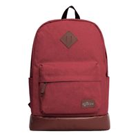 Ebox Red Travel Backpack College Men Women Laptop Fits 15.6"