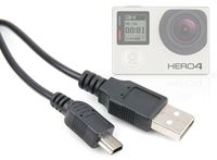USB Data Sync Cable For GoPro Hero 4 (Black & Silver), 3+, 3, 2 And HD Hero Cameras - by DURAGADGET