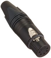 Neutrik NC5FXX-B 5-pin XLR female cable mount connector