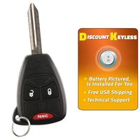 Discount Keyless Replacement Uncut Car Keyless Entry Remote Fob Key Compatible with OHT692713AA, OHT692427AA, KOBDT04A