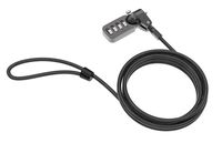 Maclocks CL37 4 Dial Laptop MacBook Combination Lock with 6-Foot Cable Security Slot Compatible