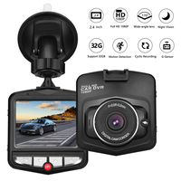 HK Dash Cam for Cars with Night Vision Vehicle Driving Recorder Mini Dashboard Camera 2.4" LCD Screen 170 Degree Wide Angle, Parking Monitor, G-Sensor, WDR, Loop Recording, Motion Detection, Black